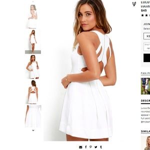 Lulus Exclusive Test Drive White Dress
